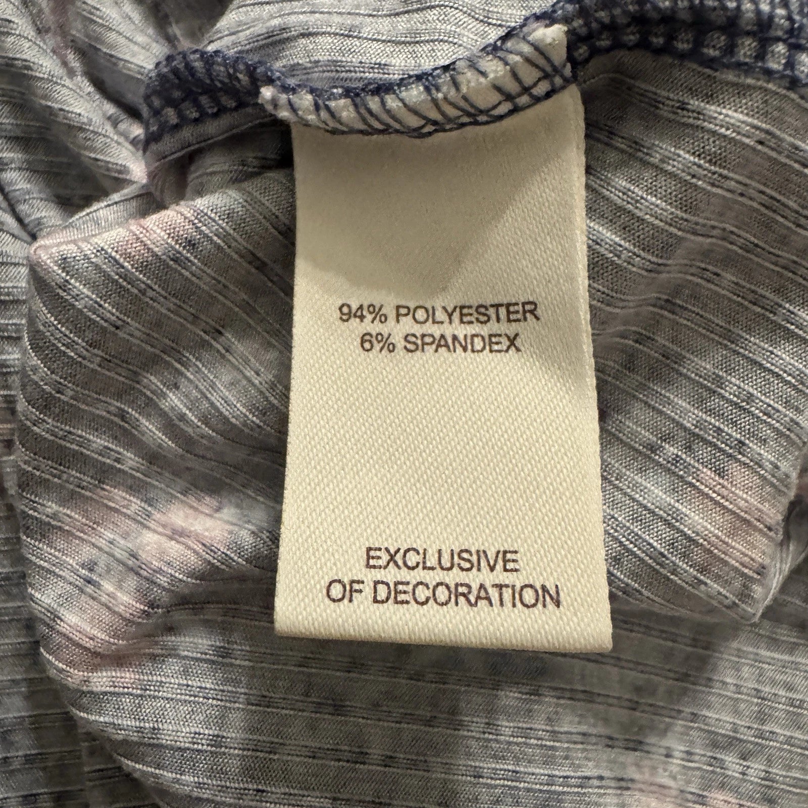 LAURA ASHLEY Pajama Set Womens 1X-Large Gray Pink Floral Short Sleeve Top/Pants