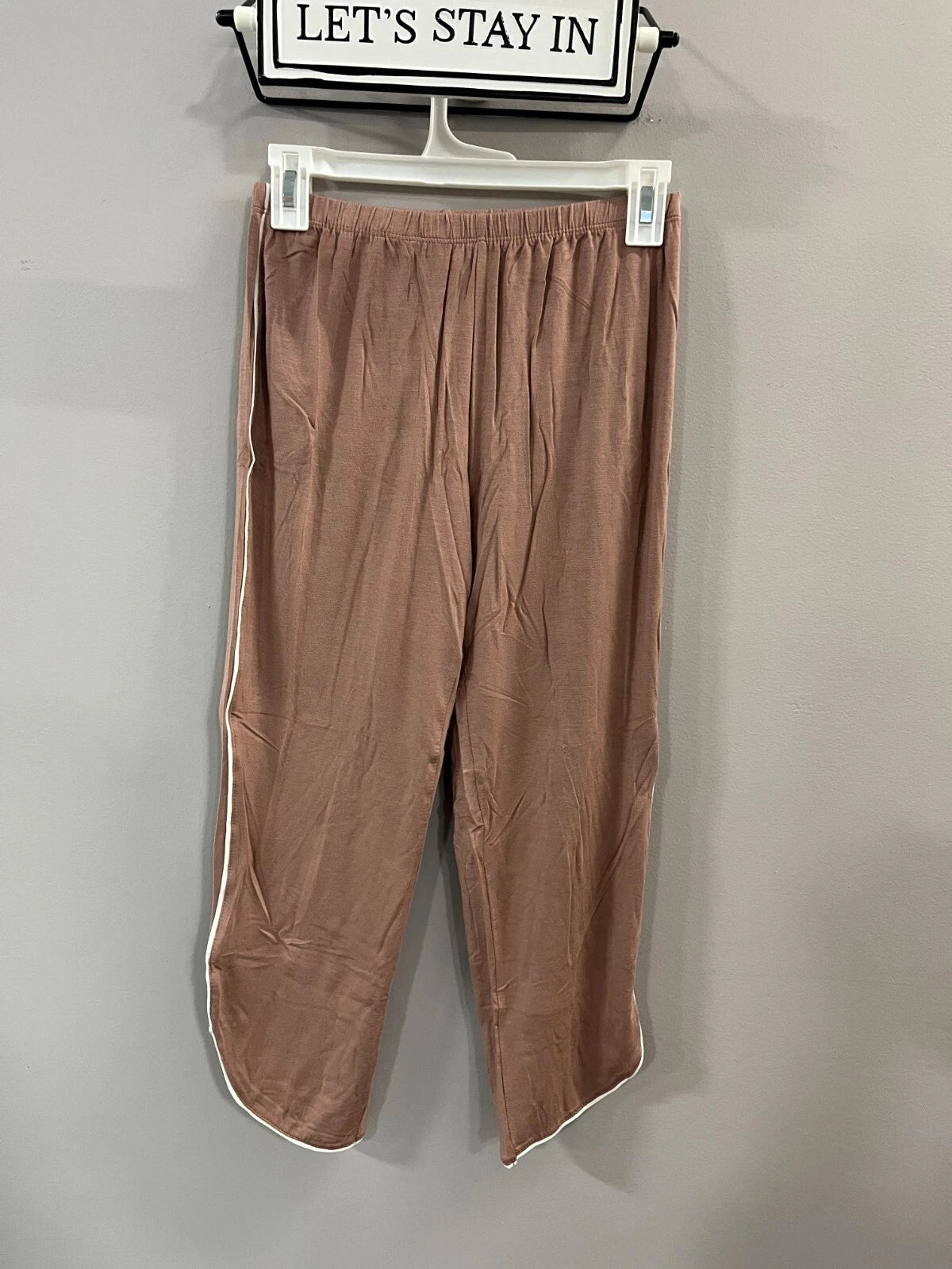 2pc Stars Above Womens Notch Collar Pajama Set, Lumbrook Mauve Size XS