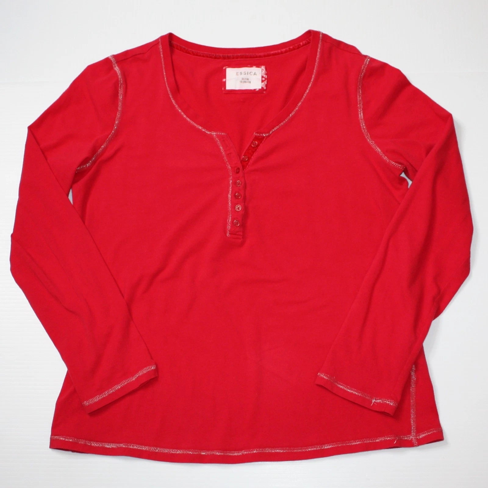 Jessica Women's Winter Holiday Christmas Pajamas PJs with Reindeer size M 10-12