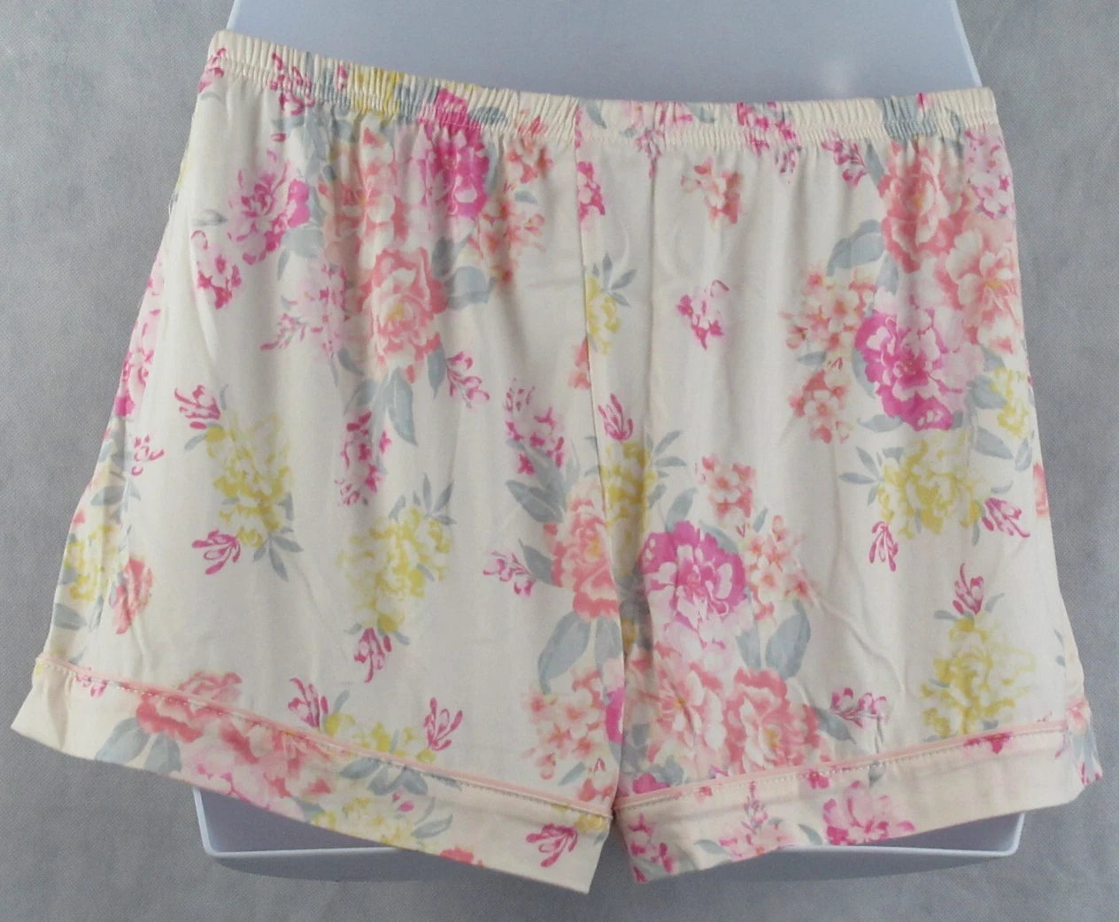 Flora by Flora Nikrooz Women's 2-Piece Shorty Pajama Set, Multi Floral, Large