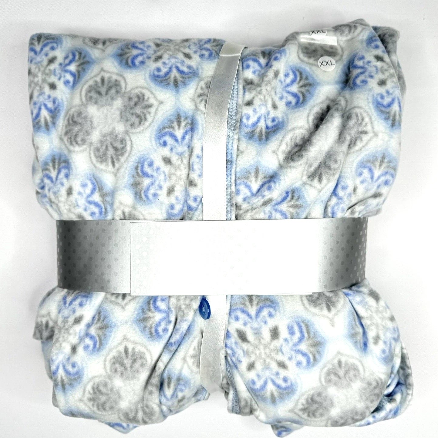 Charter Club Women's 2 Piece Fleece Pajama Set Button Front & Pant XXL $59