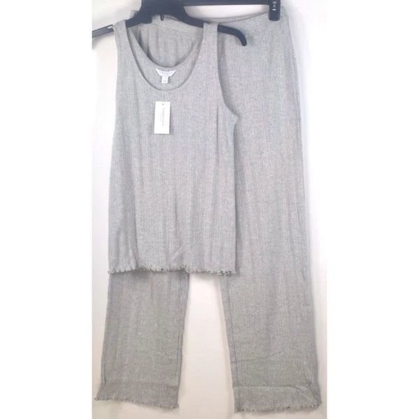 Charter Club Cotton Pointelle Tank Top & Pants Pajama Set Siz M Choose Color New