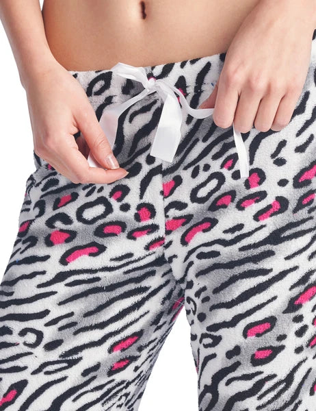 Casual Nights Women's Plush Microfleece Pajama Lounge Pants
