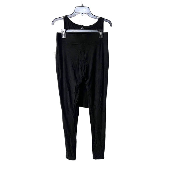 ALFANI WOMENS SIZE SMALL PAJAMAS MODAL SET TANK TOP & LEGGINGS CLASSIC BLACK