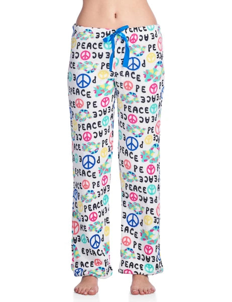 Casual Nights Women's Plush Microfleece Pajama Lounge Pants