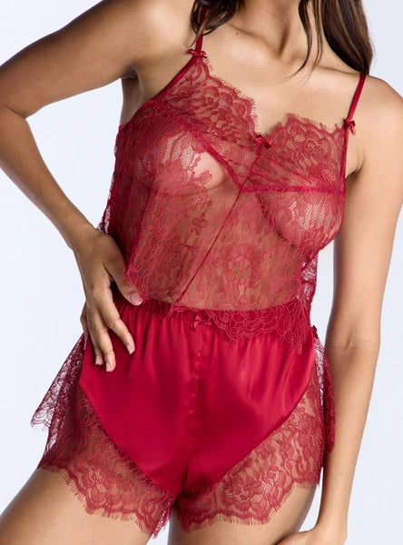 Boux Avenue Pyjama Set Women's Valentina Soft Cami Top and Shorts Nightwear