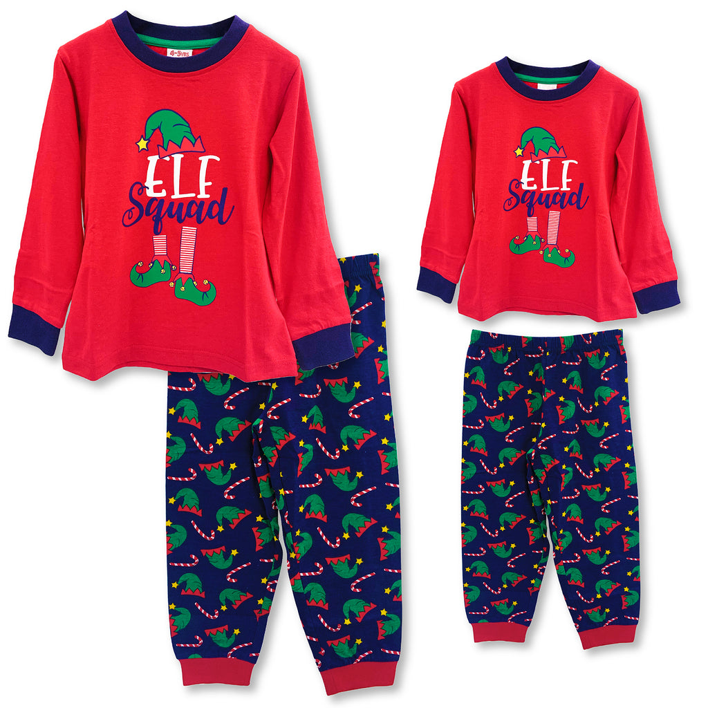Family Matching Adult Kids Christmas Pyjamas Xmas Nightwear Loungwear Pjs Set