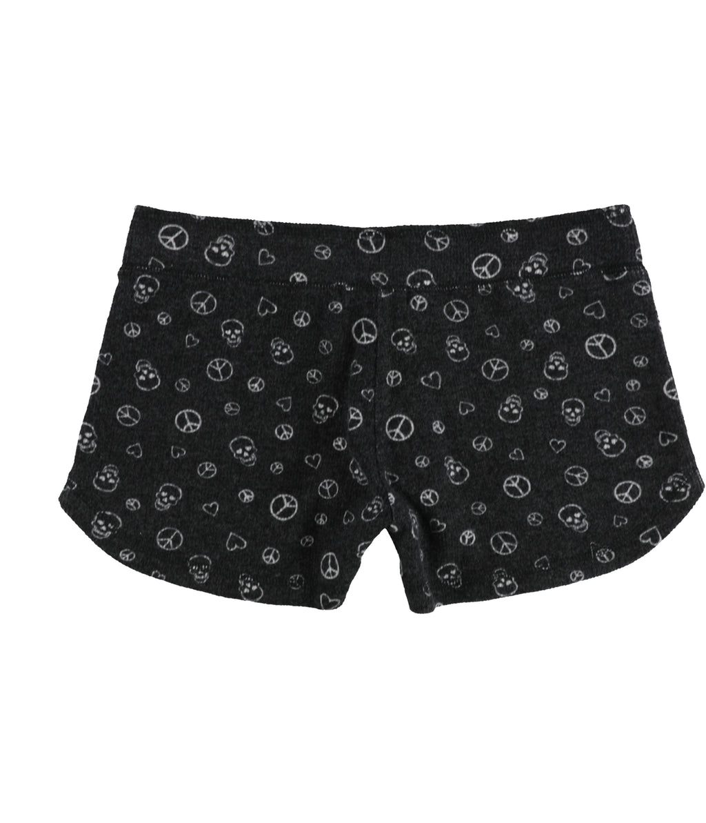 P.J. Salvage Womens Peace And Love Pajama Shorts