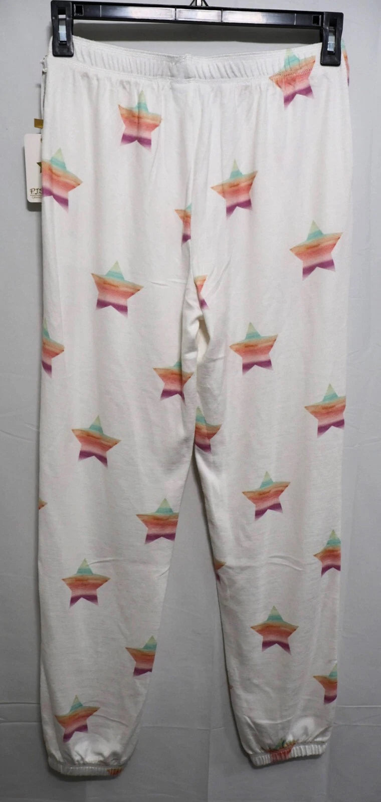 PJ Salvage Soft Pajama Lounge Set, Ivory Stardust, Size SMALL (RESDP/RESDLS)