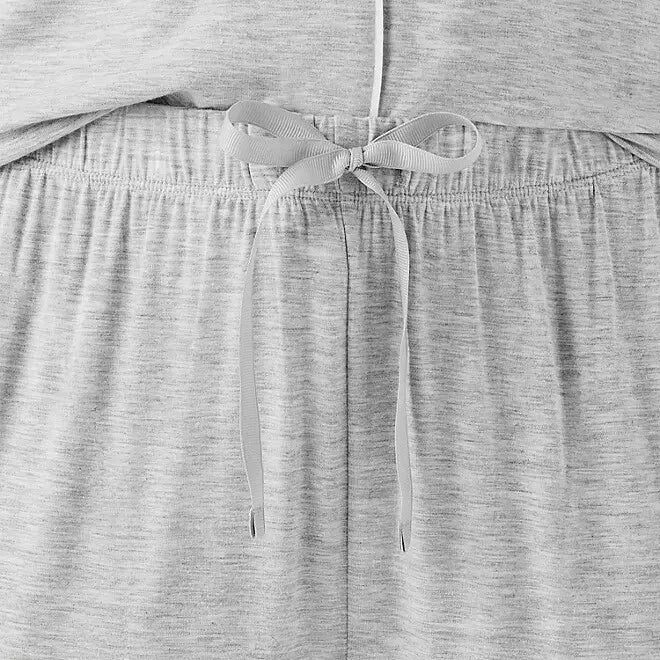 Member's Mark Women's Notch Collar Pajama Set Size XL Grey