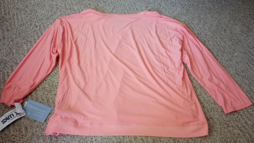 Muk Luks Dream Knit Pajamas/Loungewear Shirt/Pant Set Size 1X Super Soft Jogger