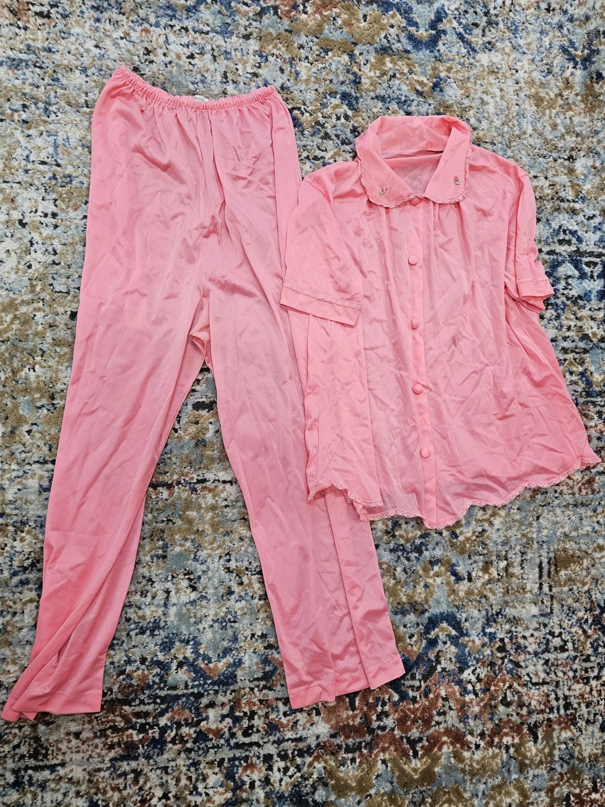 Vintage Henson Kickernick Sleep Set Pink M