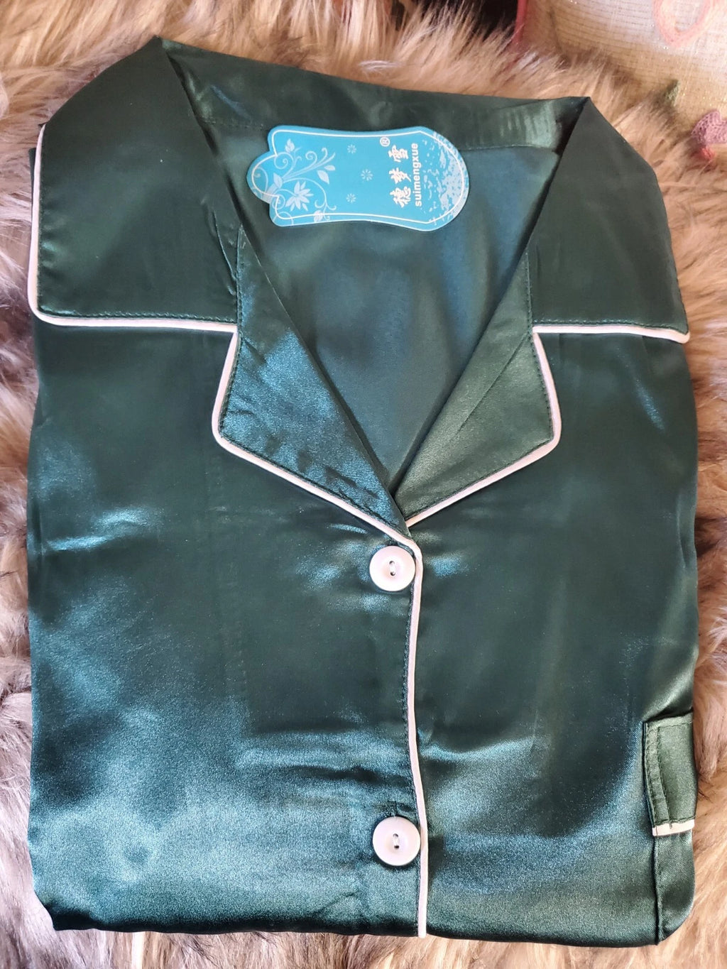 Pajama Set Women in The Color Green