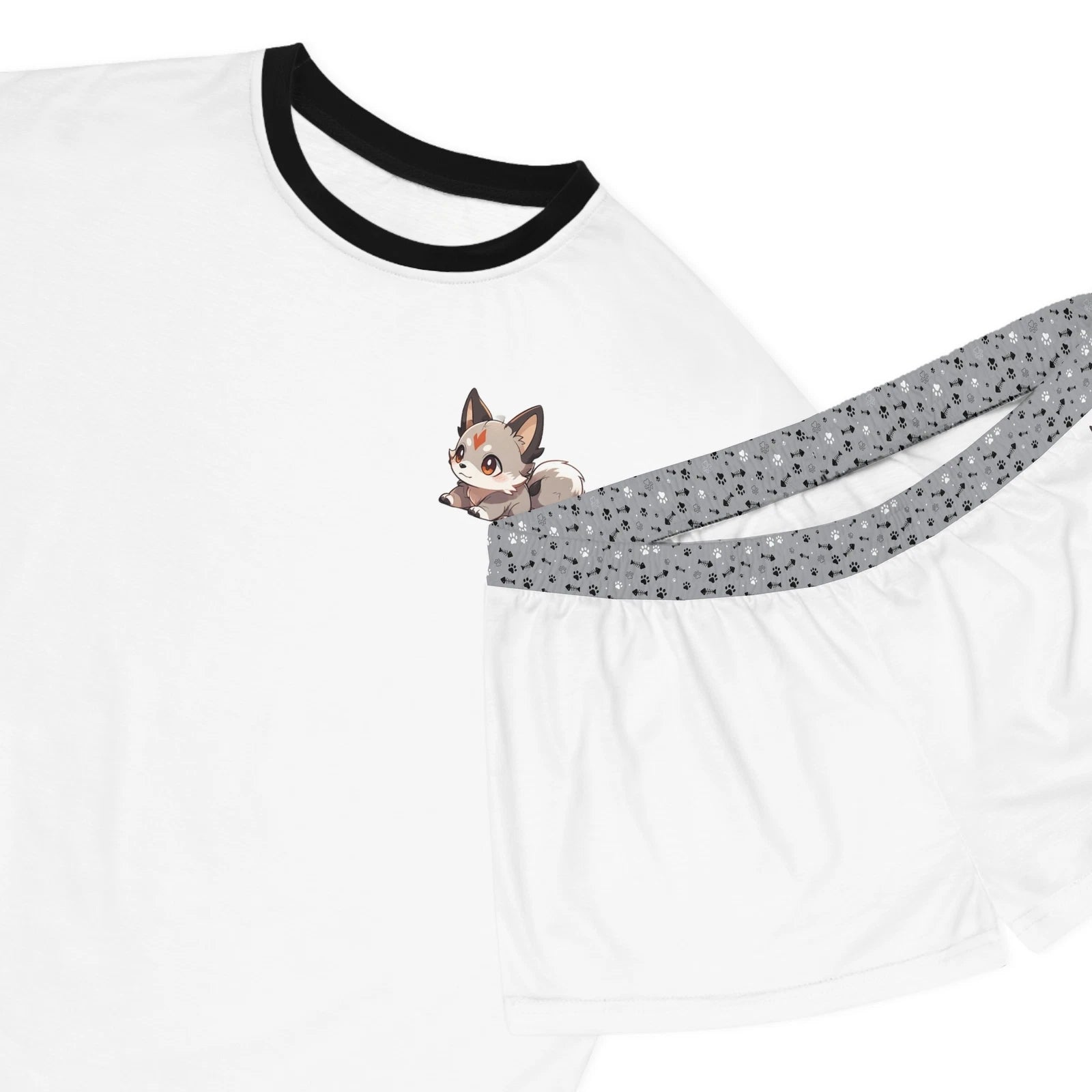 Quailwolf Women's Short Pajama Set (AOP)