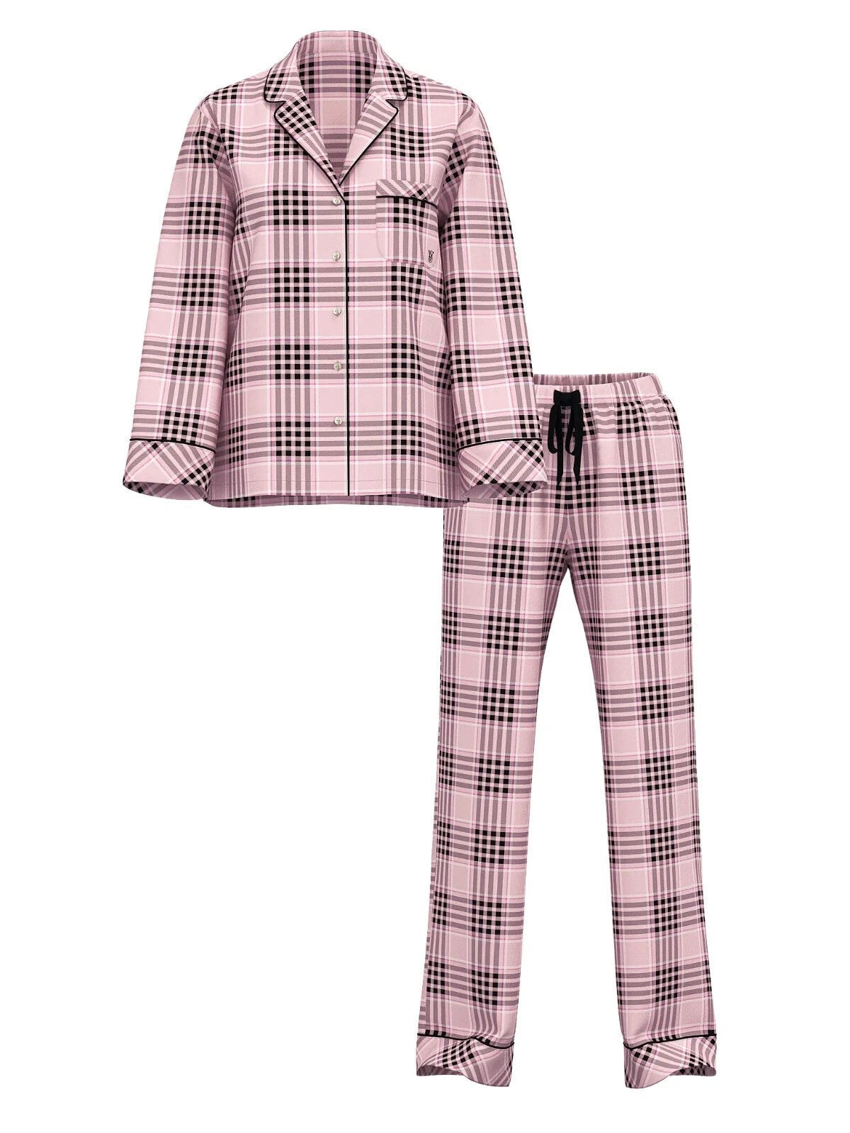 VICTORIA'S SECRET Flannel Long PJ 2-pc Set XS, S, M, L, XL Reg, Long, Short NEW