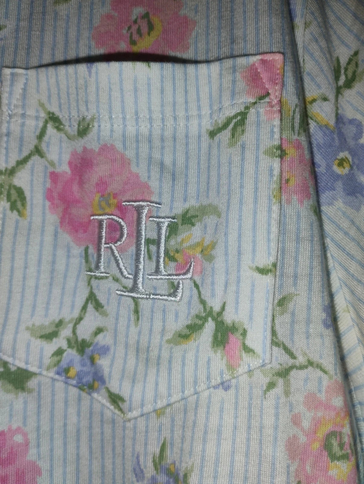 Ralph Lauren Cotton 2 Piece Pajamas Set New Size XL