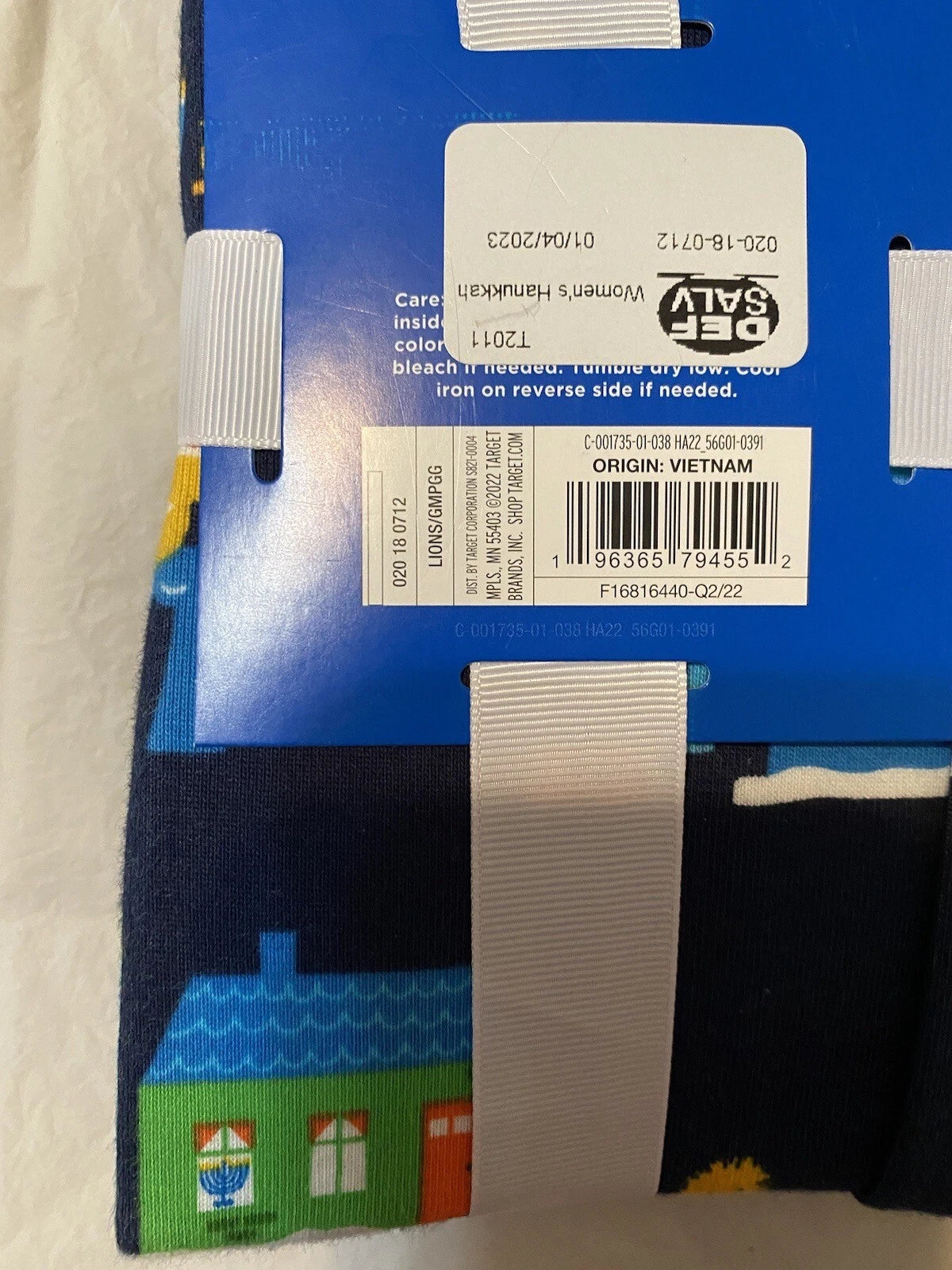 NEW NWT Jewish Holidays Women’s Sz Large PJ Pajama Set Pants + L/S Top