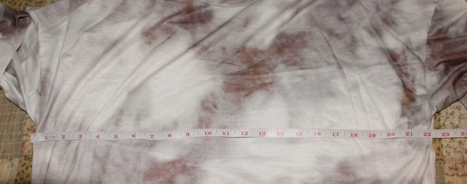 XL NWOT Women's Romantic Hut Salmon Tie Dye Jogger & LS Crew Neck Top Lounge SET