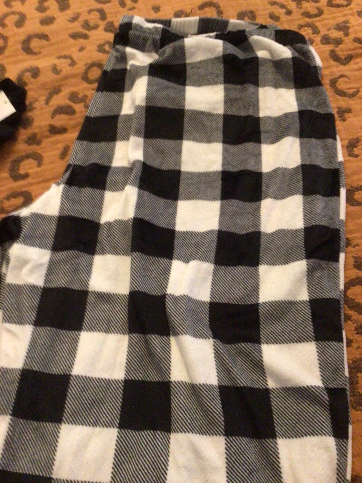 Women's Henley Pajama Set - Stars Above - Size XL Black White - NEW WITH TAGS