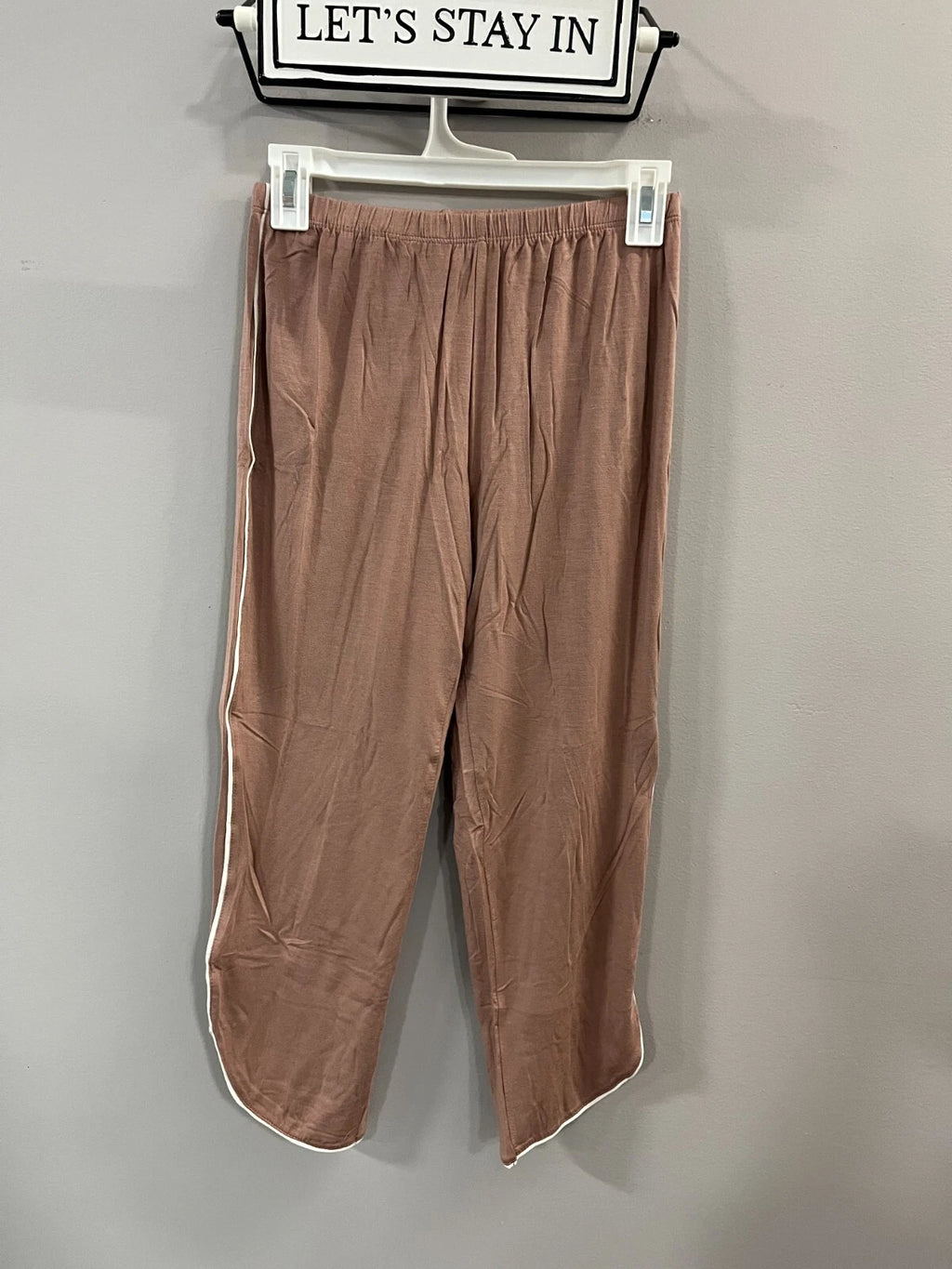 2pc Stars Above Womens Notch Collar Pajama Set, Lumbrook Mauve Size XS