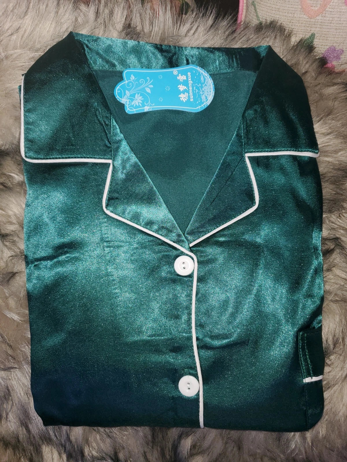 Pajama Set Women in The Color Green