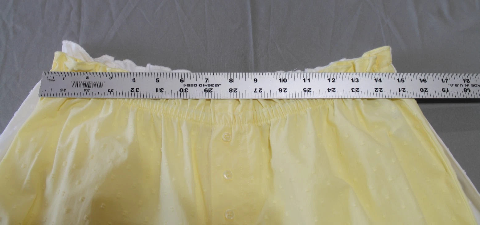 Colsie Pajamas Bundle of 3: 2Pants NWOT  1 Top New NWT Yellow White Blue Medium