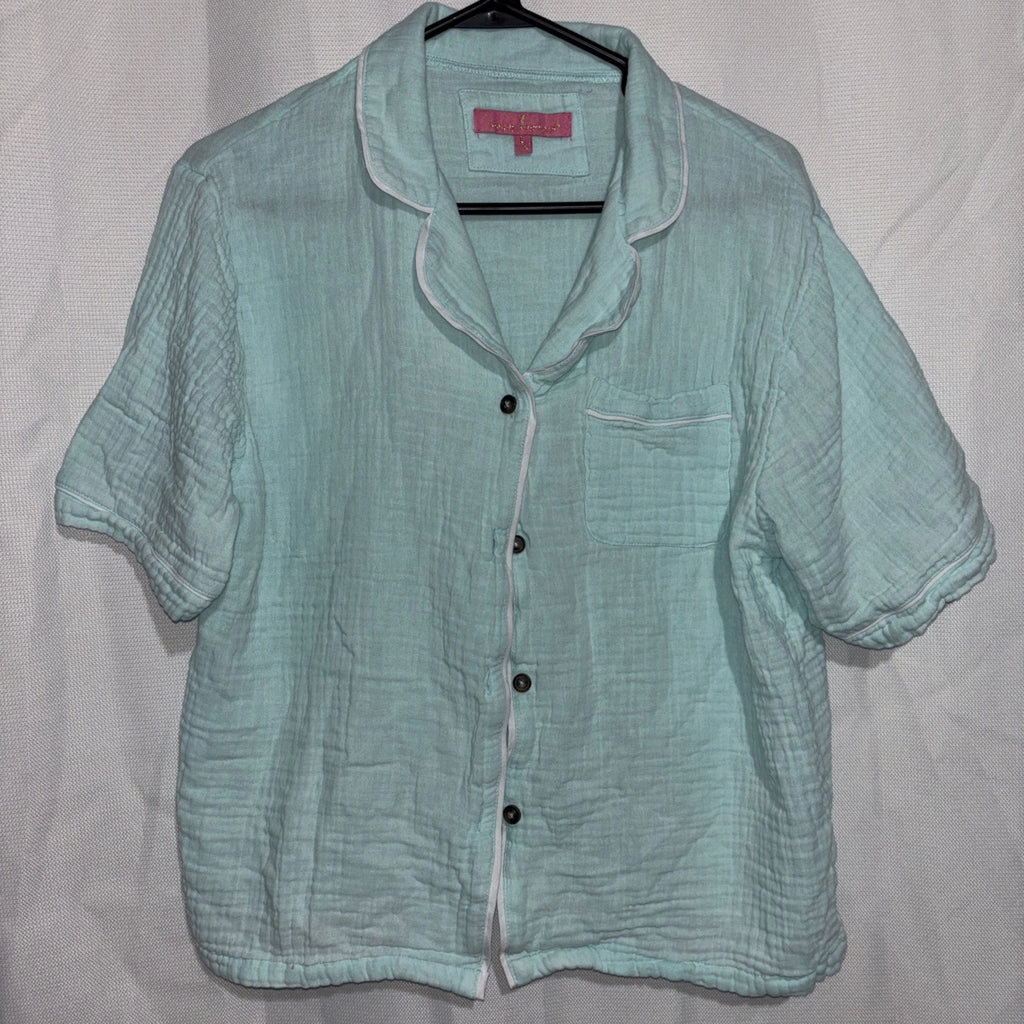 Simply southern light blue pajama set women’s size L