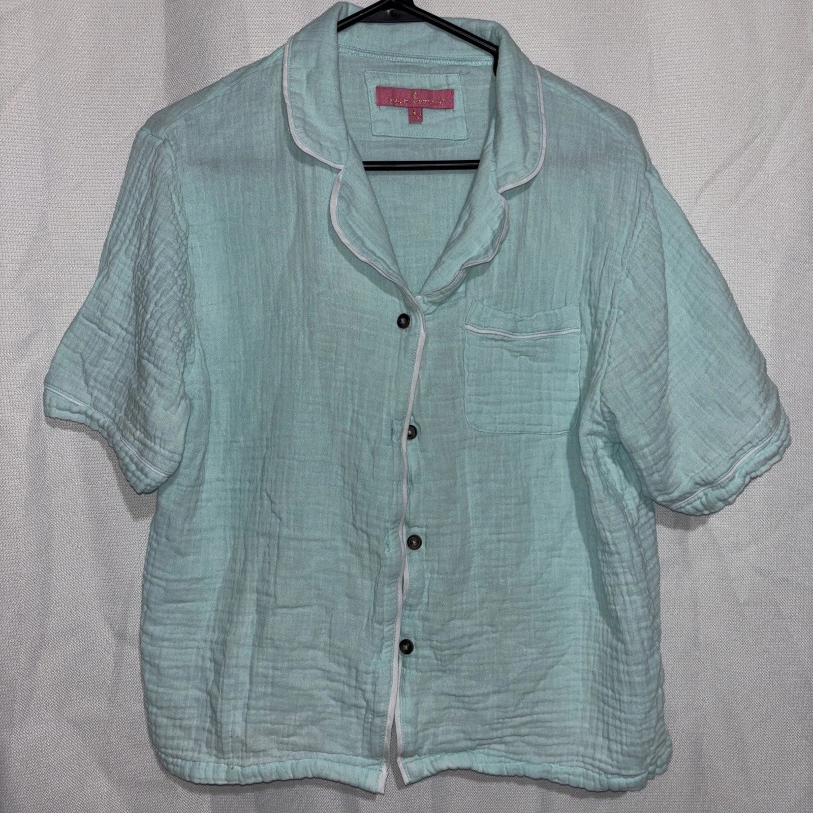 Simply southern light blue pajama set women’s size L