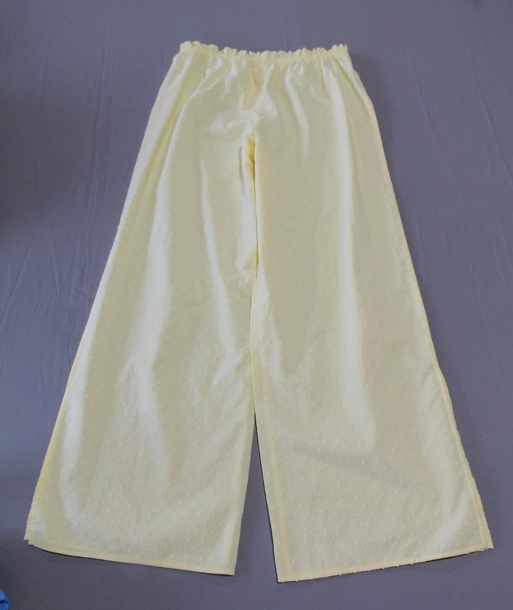 Colsie Pajamas Bundle of 3: 2Pants NWOT  1 Top New NWT Yellow White Blue Medium