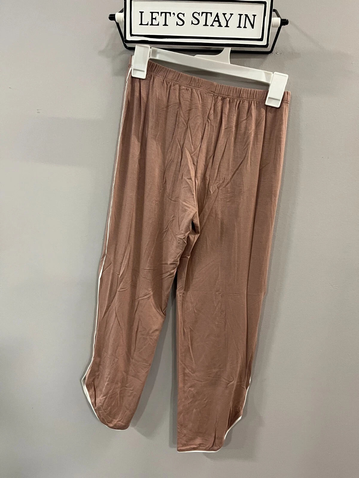 2pc Stars Above Womens Notch Collar Pajama Set, Lumbrook Mauve Size XS