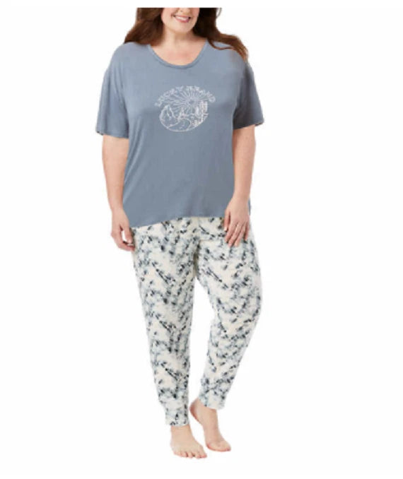 NEW Lucky Brand Women's 4 Way Stretch 3-Piece Pajama Set Size 2XL