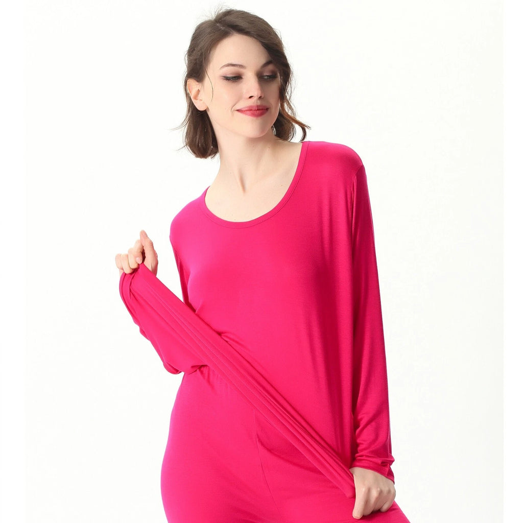 Winter Women Pajamas Set 7XL Oversized High Stretch Modal Home Clothes Underwear