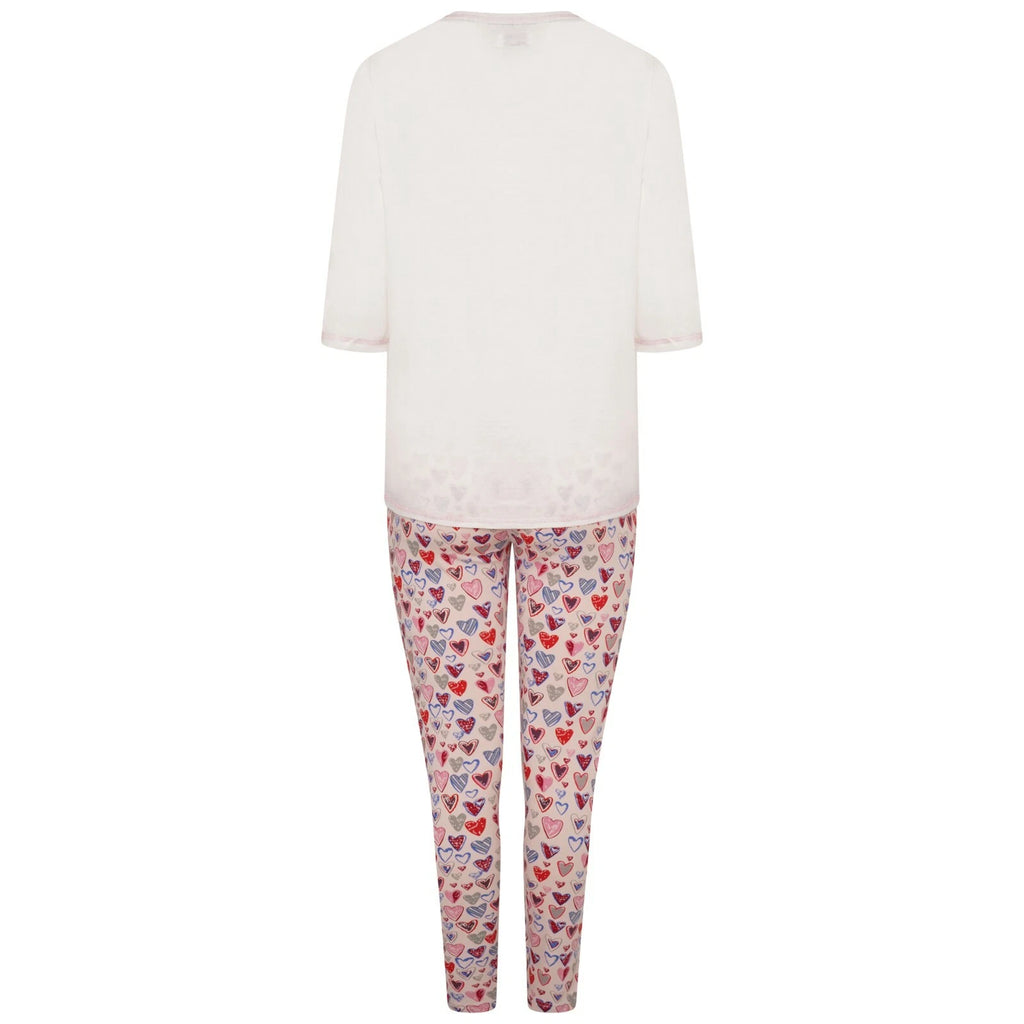 Ladies Ex-Stores Novelty Cute Bear And Panda Print Pyjama Set, Nightwear, PJ's