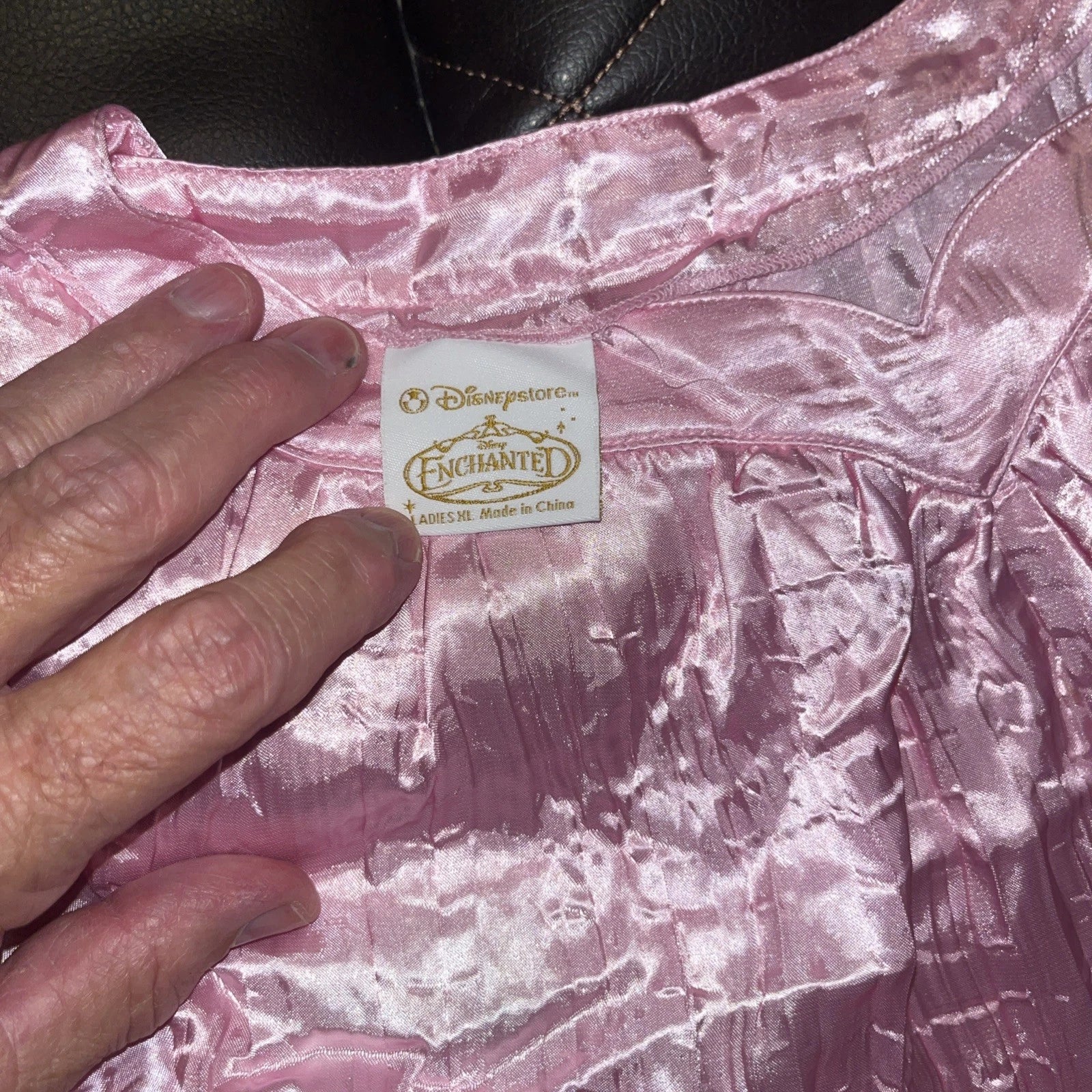Disney Store Enchanted 2 piece pink pajama set Size LAIDES XL