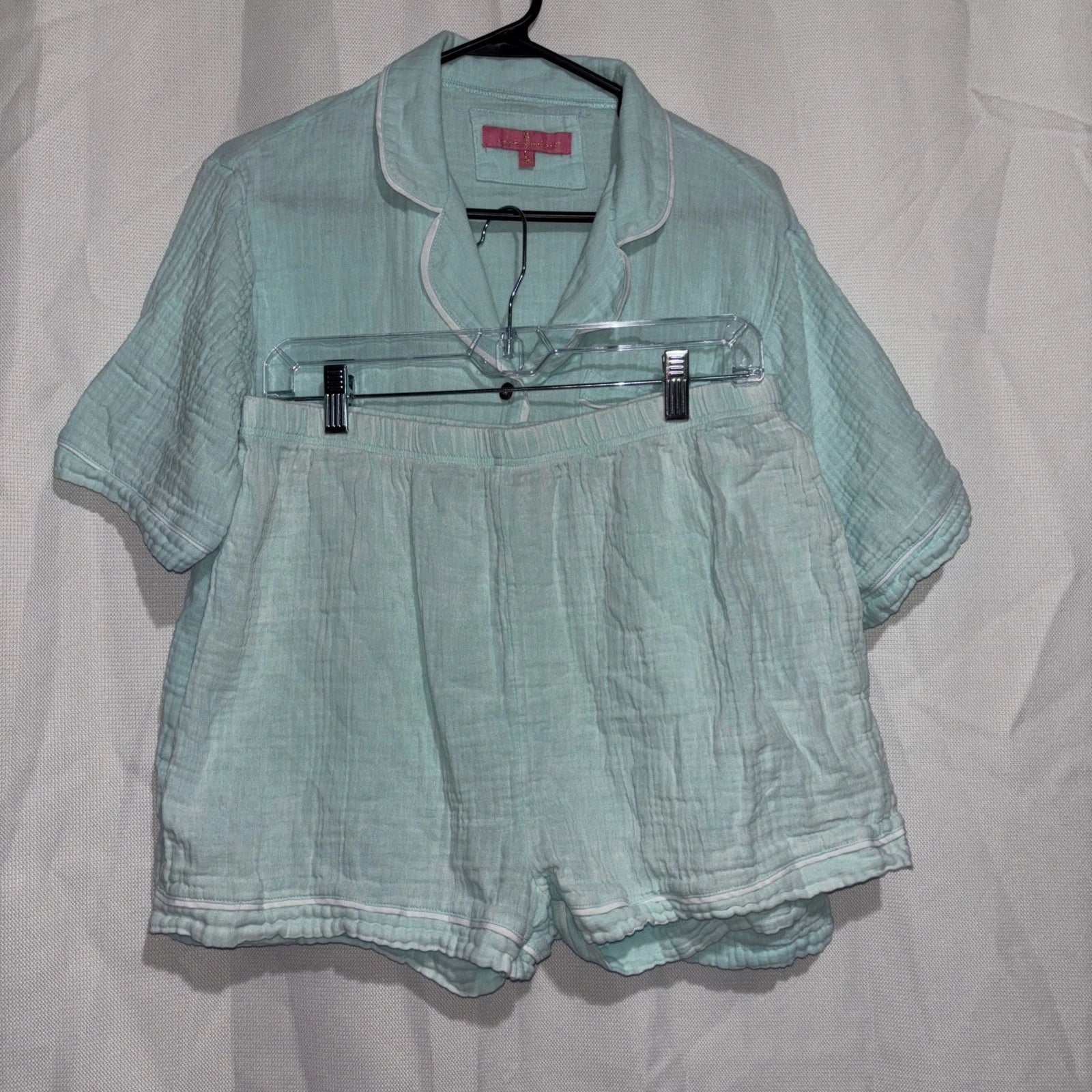 Simply southern light blue pajama set women’s size L