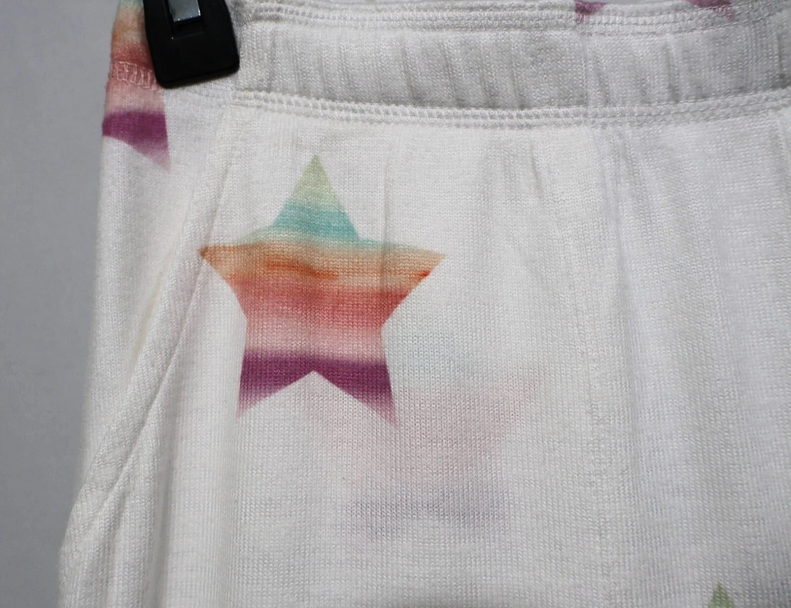 PJ Salvage Soft Pajama Lounge Set, Ivory Stardust, Size SMALL (RESDP/RESDLS)