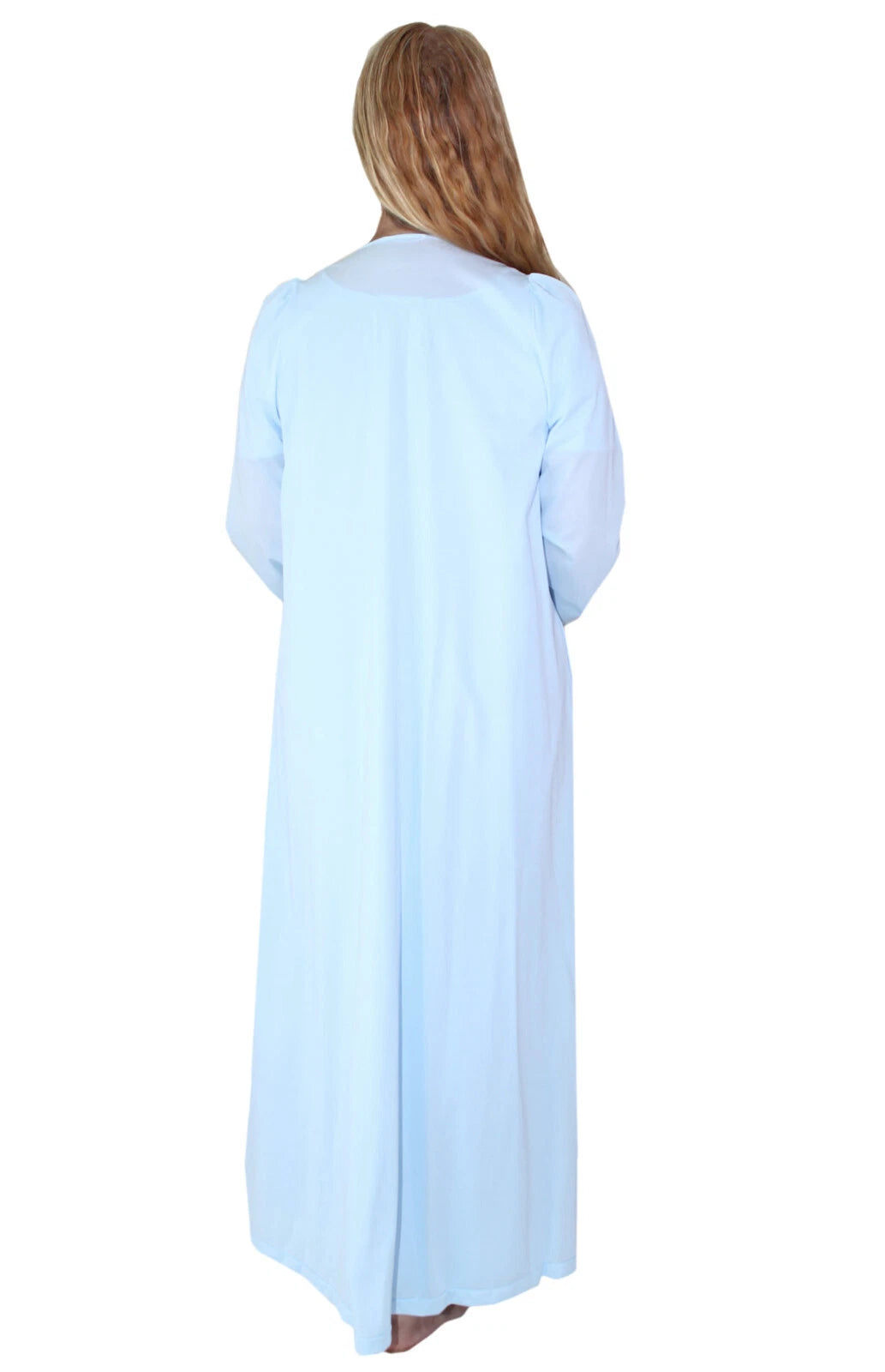 Shadowline Nightgown Robe Womens Rosy Pink Long Nylon Sleepwear Pajama Sleep Set