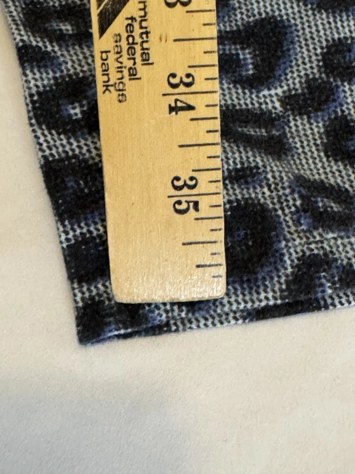 Joe Boxer Gray & Black Leopard Print  2 Piece Cotton Flannel Pajama Set Medium