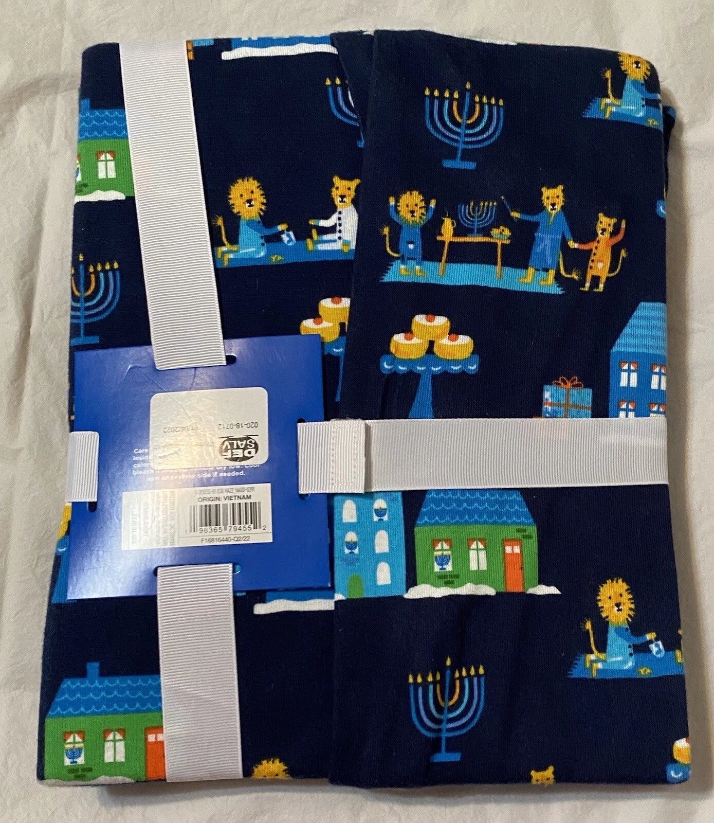 NEW NWT Jewish Holidays Women’s Sz Large PJ Pajama Set Pants + L/S Top