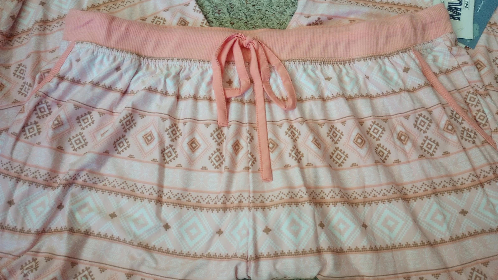 Muk Luks Dream Knit Pajamas/Loungewear Shirt/Pant Set Size 1X Super Soft Jogger