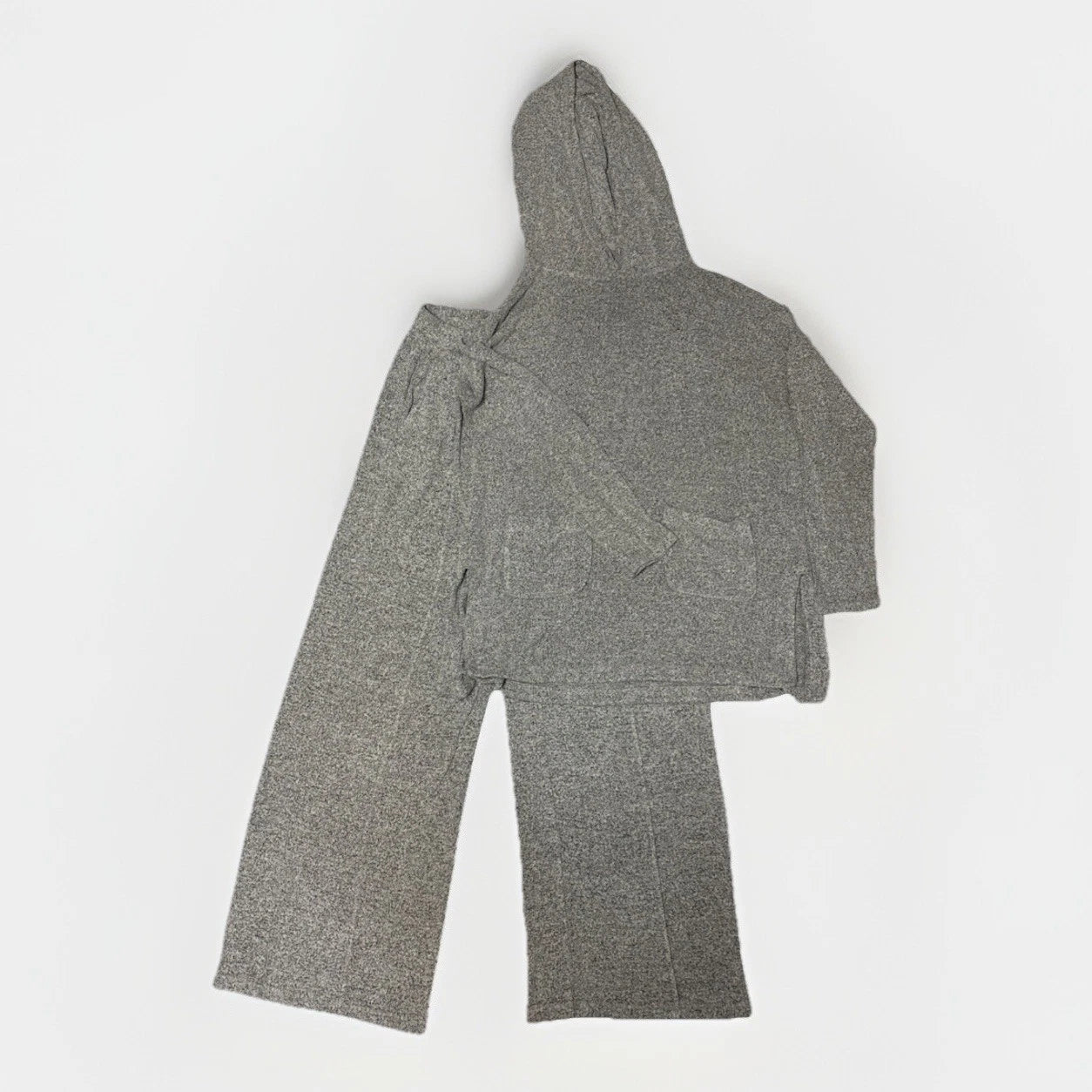 Lou & Grey Women’s Two Piece Grey Loungewear / PJ Top & Bottoms Small