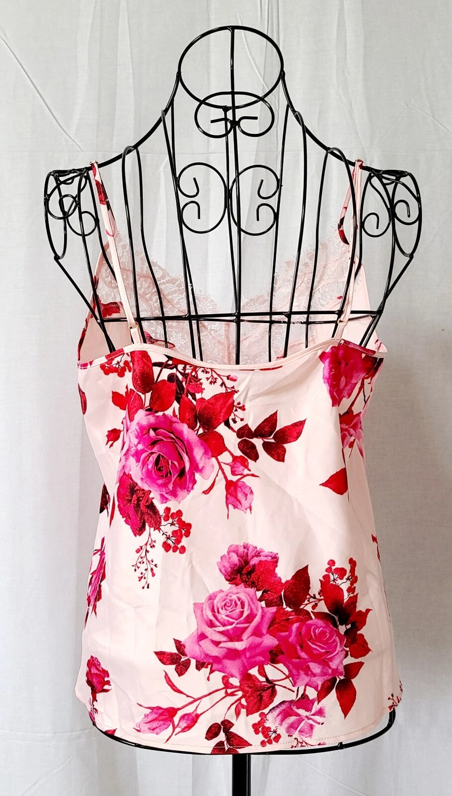 Inc Intimates Shorts Pajama Set Floral Print Pink Size Medium T42-1144