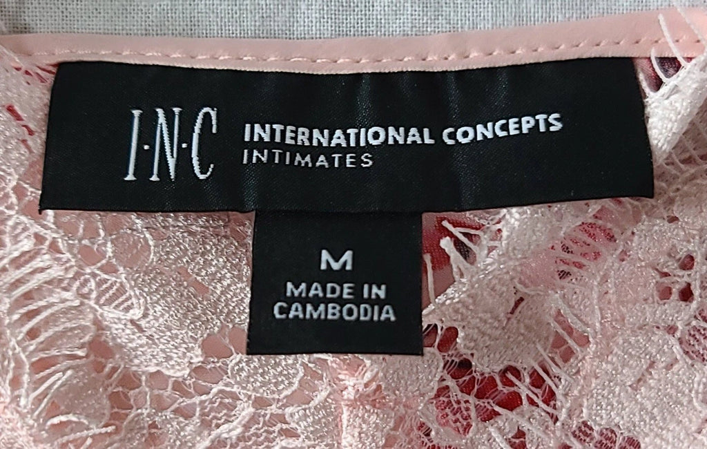 Inc Intimates Shorts Pajama Set Floral Print Pink Size Medium T42-1144