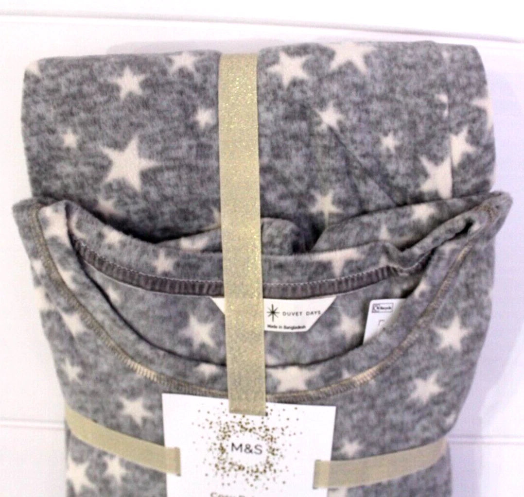 M & S Ladies Supersoft Fleece Pyjamas Long Sleeve Cuff Leg Warm Cosy Loungewear