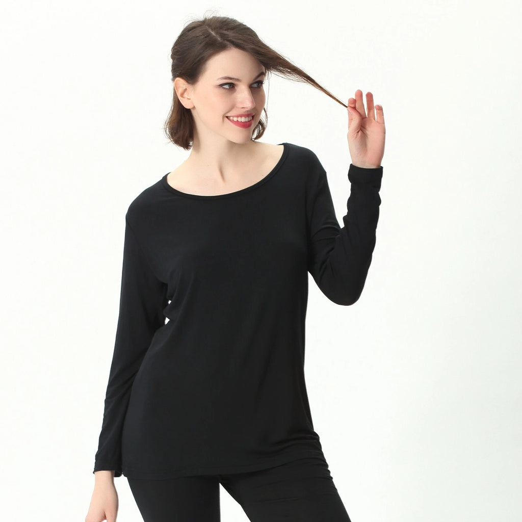 Winter Women Pajamas Set 7XL Oversized High Stretch Modal Home Clothes Underwear