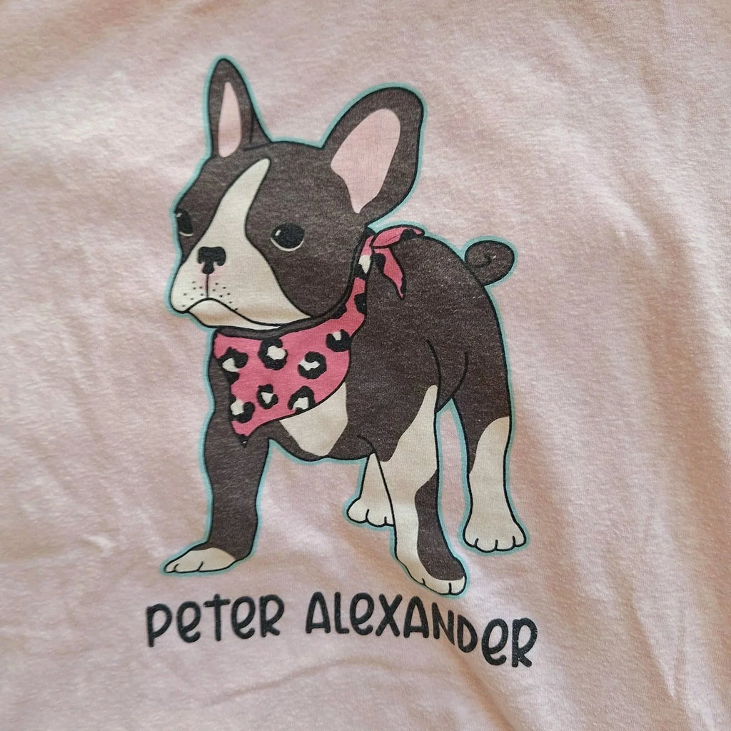 Peter Alexander Pug pyjama top Size S & Bottoms Size XS Set Shorts Dog