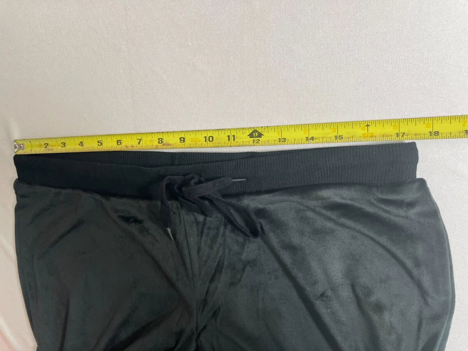 Juicy Couture Velour Sleepwear Lounge Set Size Large Black Top + Flare Pants NEW