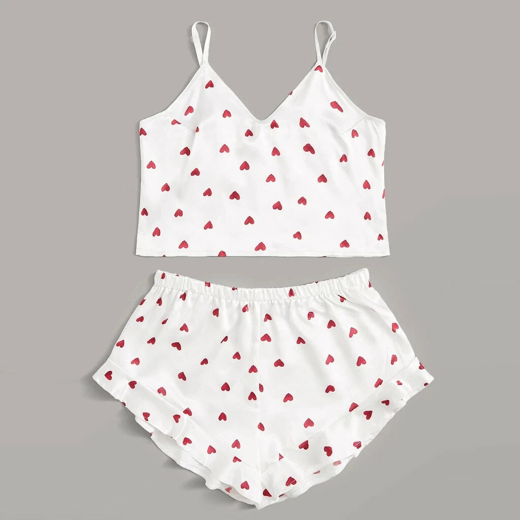 Sexy Women Lace Bra Briefs Lingerie Underwear Pajamas Camisole Sleepwear Set AUS