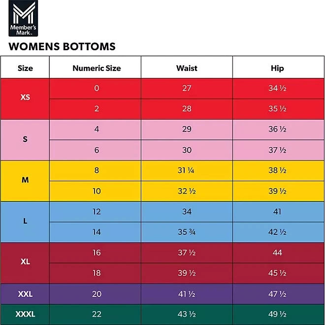 Member's Mark Women's Notch Collar Pajama Set Size XL Grey