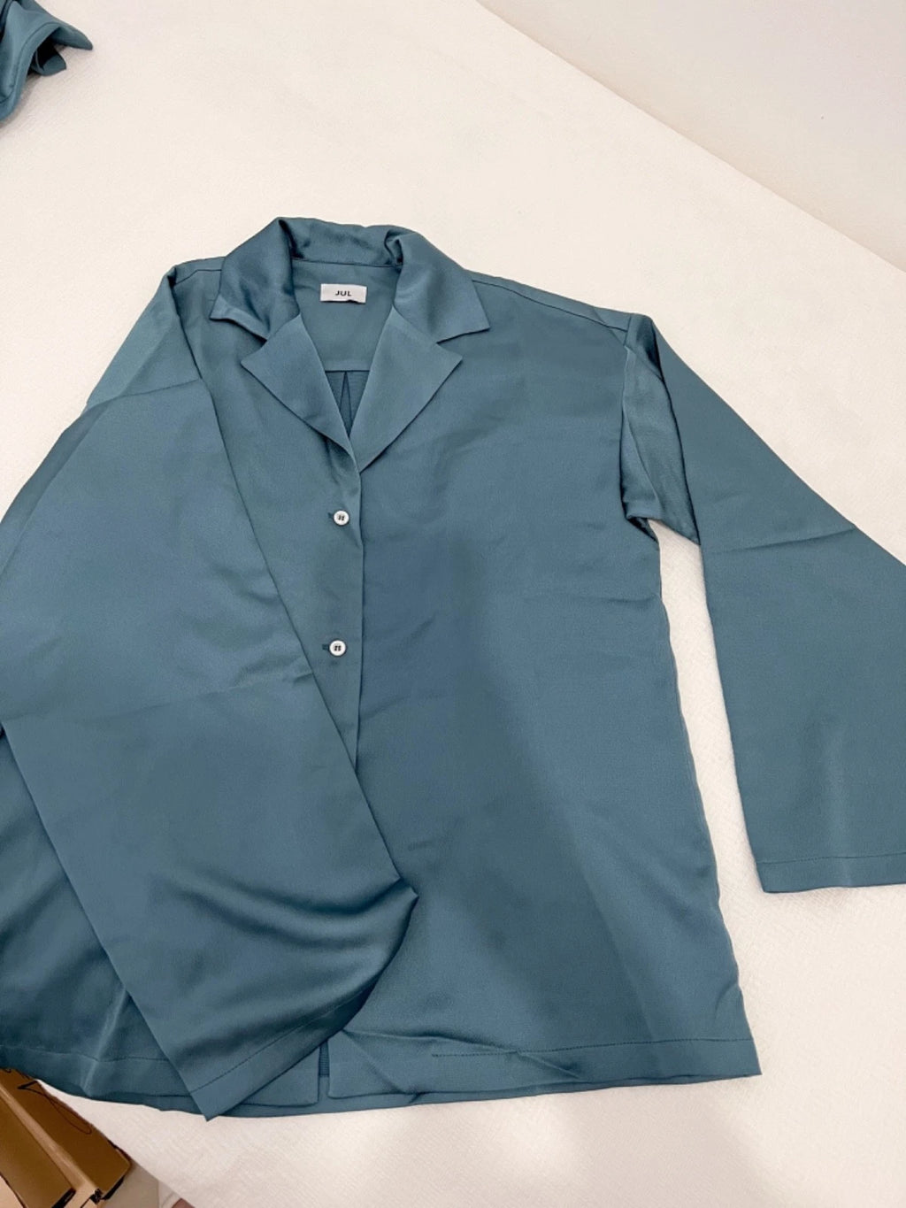 JUL Pajama-Style Relaxed Set – Turquoise – Size XS-S (Fits S-M), New